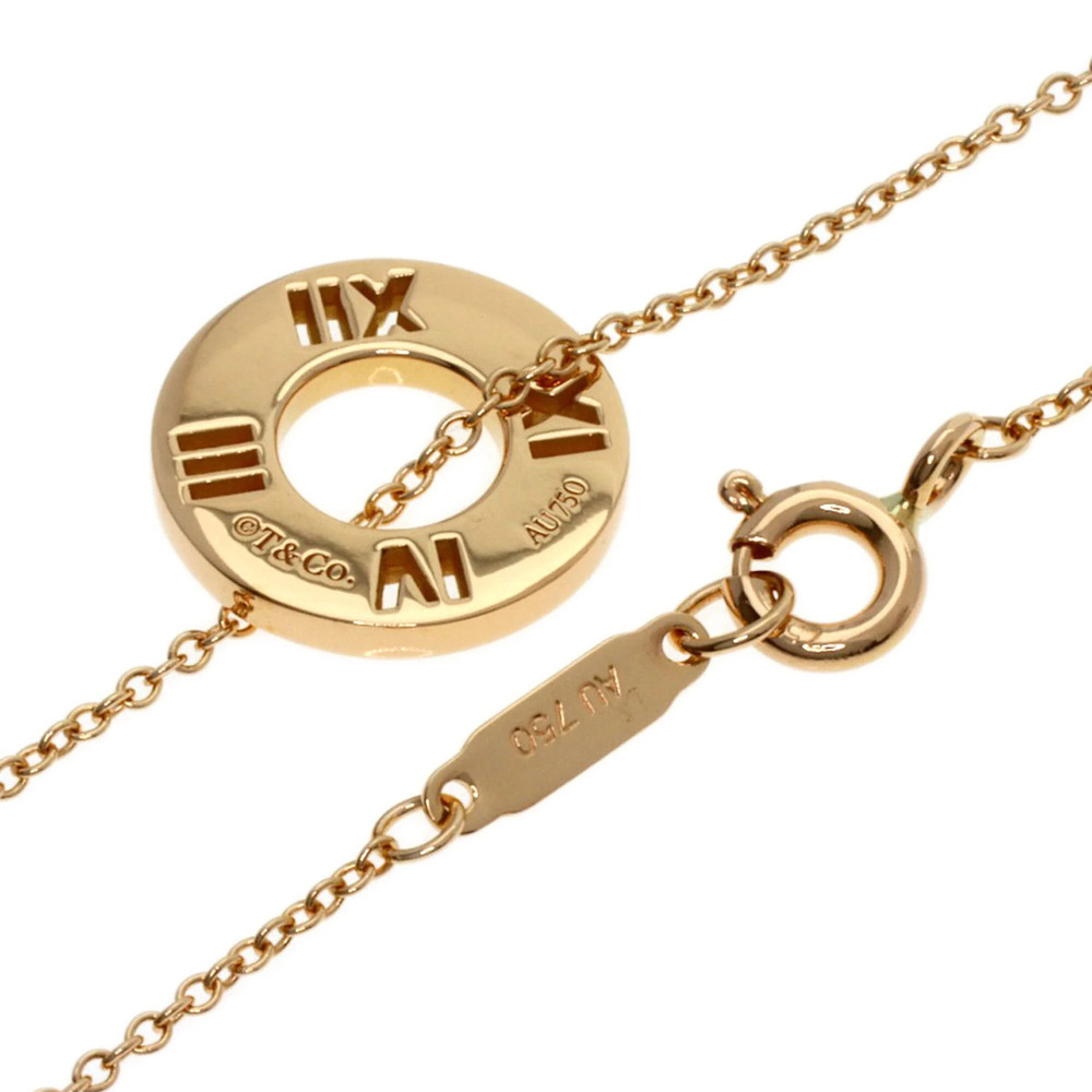 Tiffany & Co. Atlas Diamond Necklace, 18K Pink Gold, Women's. - Picture 2 of 5